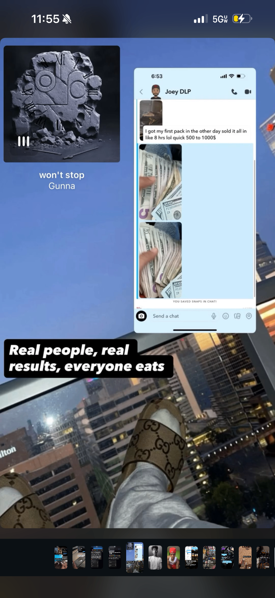 Student flipped first pack 500 to 1000 in 8 hours